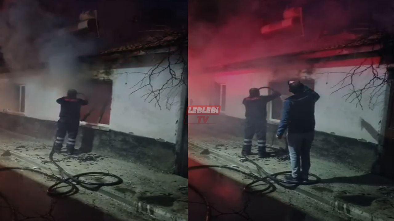 Elektrikli Isıtıcıdan Yangın Çıkan Evde Hasar Oluştu