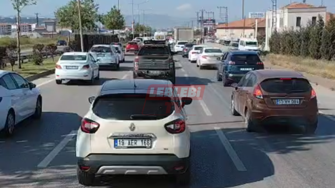 İskilip Kavşağı'nda Trafiği Kontrollü Durumda
