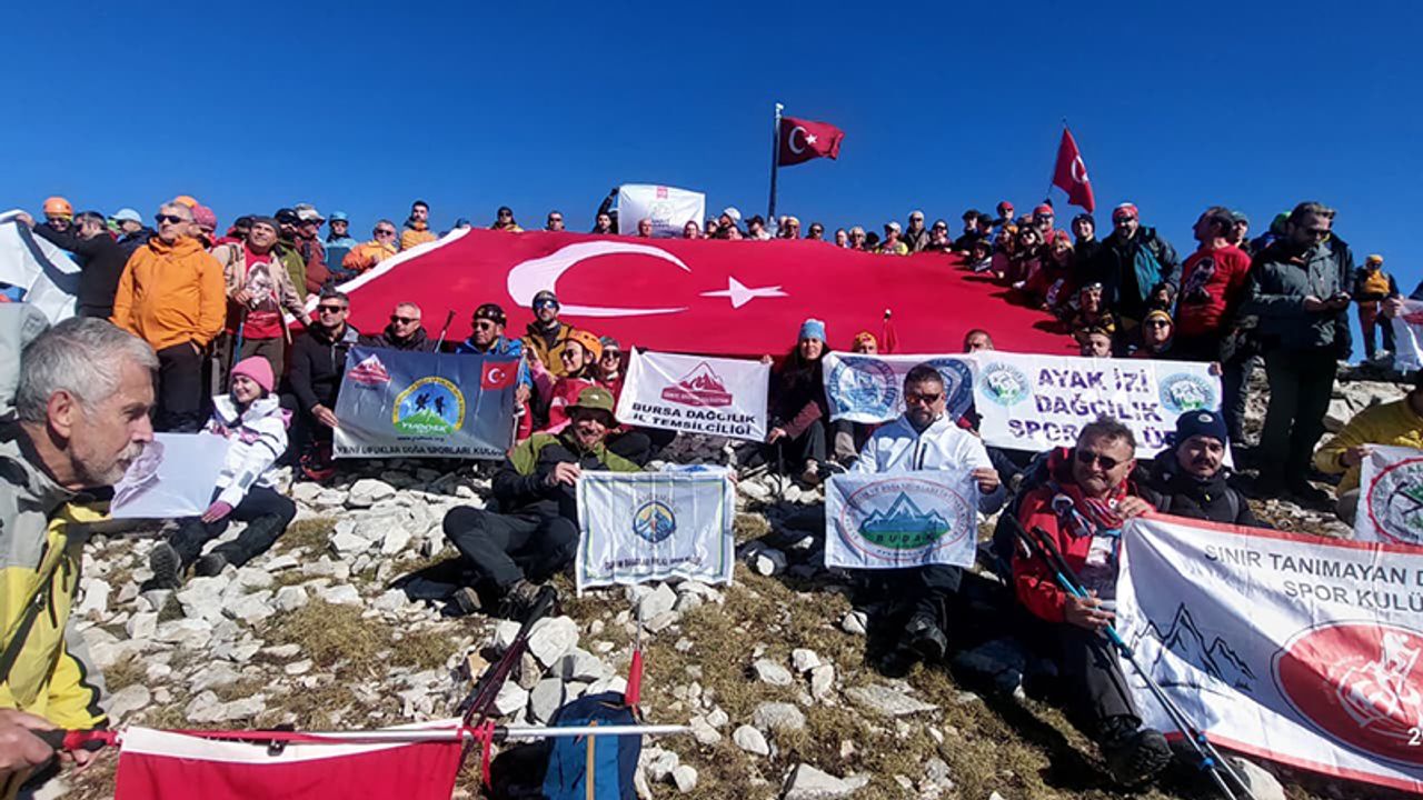 Çorumlu Dağcı Cumhuriyet Tırmanışına Katıldı