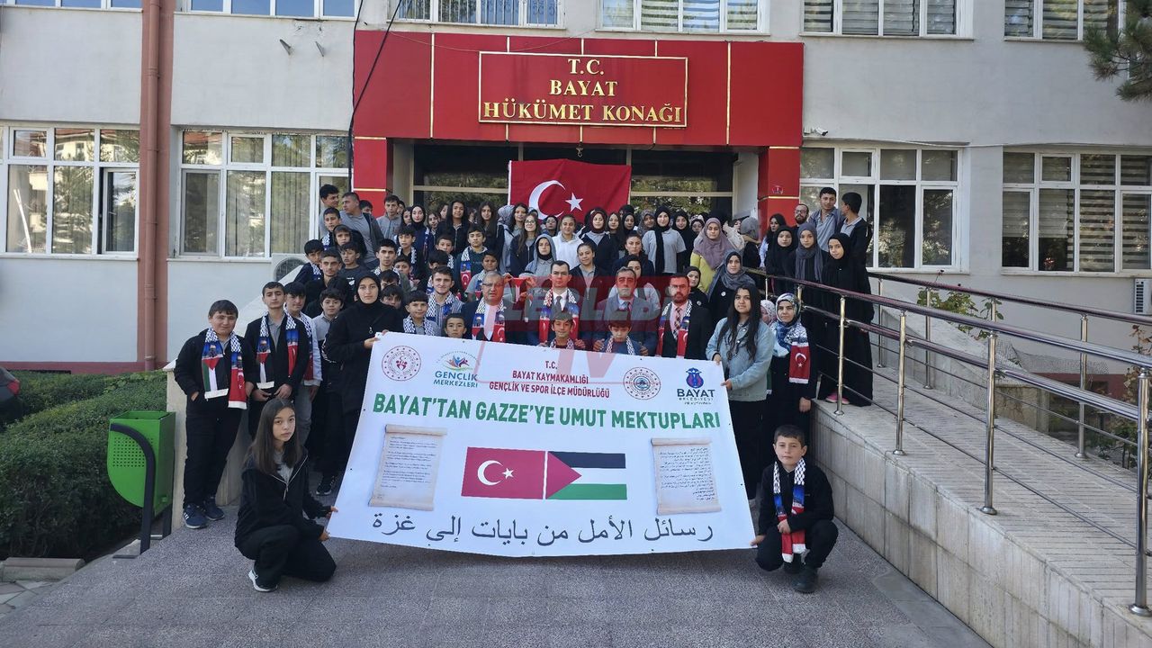 Bayat’tan Gazze’ye Umut Dolu Mektuplar