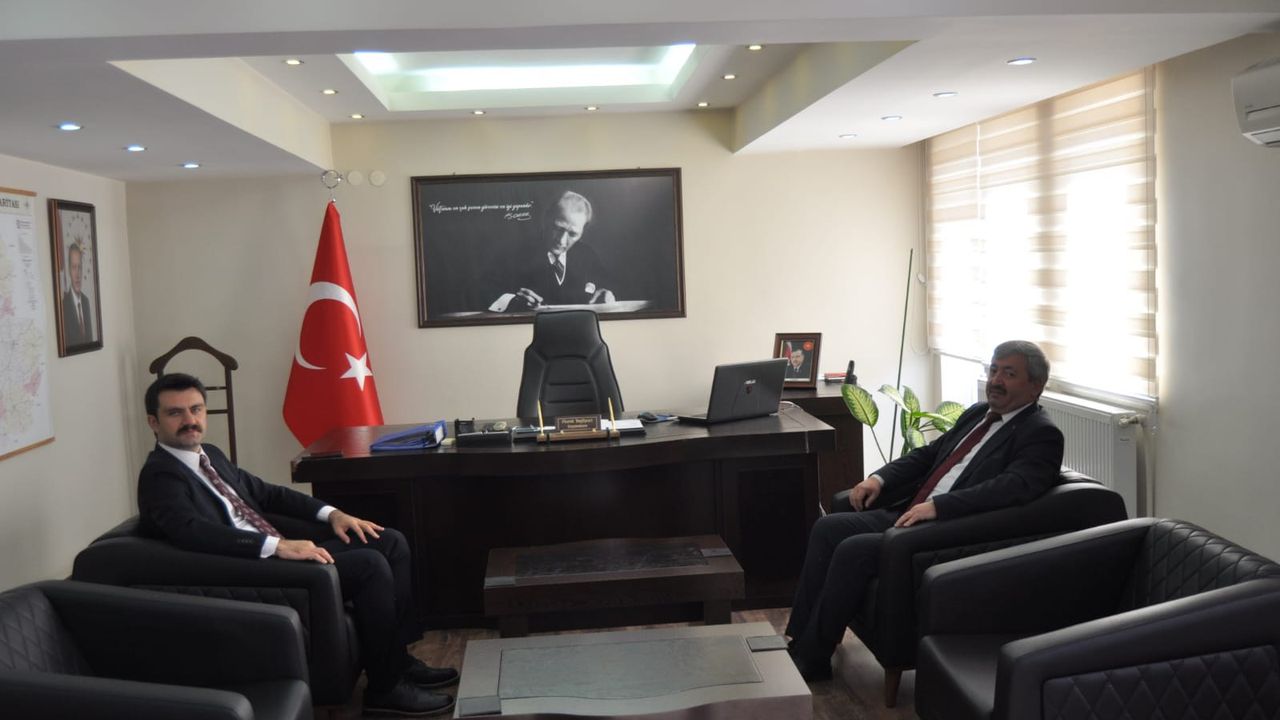 Kaymakam Yeşilyurt’a Başkan Toydemir’den Hayırlı Olsun Ziyareti