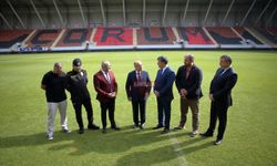 Vali Dağlı, Türkiye-Lüksemburg Maçının Oynanacağı Çorum Stadı'nda İnceleme Yaptı
