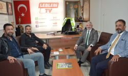 Başkan Aşgın’dan Leblebi TV’ye Nezaket Ziyareti