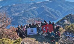 Çorumlu Dağcılar Şehitler İçin Doğa Yürüyüşü Gerçekleştirdi