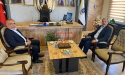 Büyükelçi Bağcı'dan Dodurga Belediye Başkanı Çetinkaya'ya ziyaret