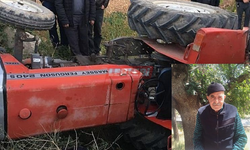Devrilen Traktörün Altında Kalan Çiftçi Hayatını Kaybetti