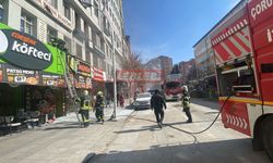 Gazi Caddesi’ndeki İş Yerinde Yangın Paniği