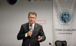 TDK Başkanı Mert, Çorum'da Ortak Türk Alfabesi'ni Değerlendirdi