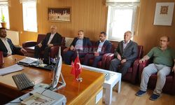 Başkan Ünlü, İlçeye Yeni Atanan Müftü Doğan’ı Ziyaret etti