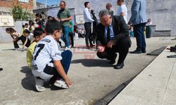 Oğuzlar Protokolü Çocuklarla Oyun Oynadı