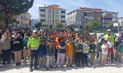 Kargı'da Öğrencilere Trafik Eğitimi Verildi