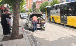 Otomobil Yanmaktan Son Anda Kurtarıldı