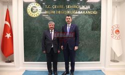Bakan Kurum’u Ziyaret Eden Başkan Toydemir’den Laçin’e Yatırım Müjdesi