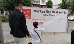 Saadet Partisi’nin “Fikir Duvarı” Çorumlulardan İlgi Gördü