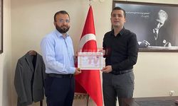 Laçin Kaymakamından Müftüye Başarı Belgesi