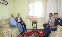 Kaymakam Duman Kıbrıs Gazisini Ziyaret Etti