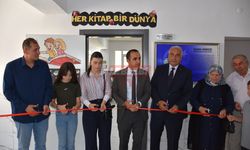 İlkokulda Açılan Kütüphaneye Şehit Habib Gökçe’nin İsmi Verildi