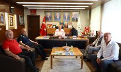 İller Bankası Bölge Müdürü Pergel Başkan Arslan’ı Ziyaret Etti