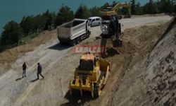 Çorum Barajı’nda Yollar Genişletiliyor