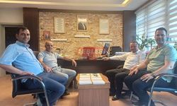 Başkan Dereli’den Kargı’da Göreve Başlayan Milli Eğitim Müdürü Ve Şube Müdürüne Ziyaret