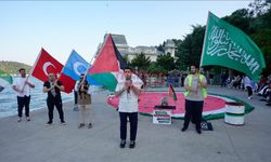 48 Saat Sürecek "Gazze İçin Nöbete Davet" Eylemi Başladı