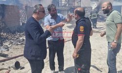 CHP’den Yangınzede Aileye Geçmiş Olsun Ziyareti