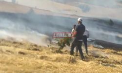 Mecitözü Kozveren Köyü Arazisinde Çıkan Yangın Tarlaları Sardı
