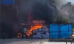 Şehrin Ortasında Korkutan Yangın