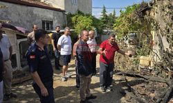 Kaymakam Dinçer, Yangın Çıkan Köyde İnceleme Yaptı