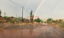 Çorum'da Sağanak Nedeniyle Dereler Taştı