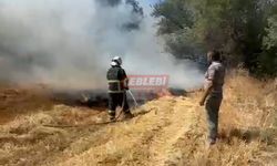 Anız Yangını İtfaiye’nin Müdahalesiyle Büyümeden Söndürüldü