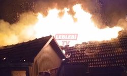 İki Ev, Garaj ve Samanlıklar Alevlere Teslim Oldu
