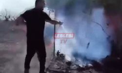 Arazide Çıkan Yangın Eve Sıçradı