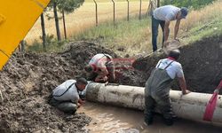 Hızlı Tren Hattı Çalışmalarında Sungurlu’nun Ana İsale Hattı Zarar Gördü