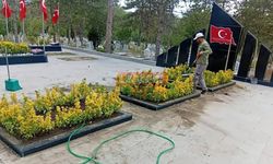 Osmancık’ta Şehitliğin Bakımı Yapıldı