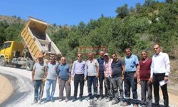 Kaymakam Polat, Yol Yapım Çalışmalarını Yerinde İnceledi