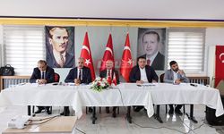Protokol Laçin’de Muhtarlarla Buluştu
