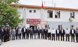 Protokol, Laçin Belediyesi’ni Ziyaret Etti