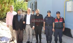 Kaymakam Dinçer Şehit Ailesini Ziyaret Etti