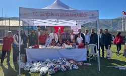 Sporcuların Malzeme Desteği Sevinci