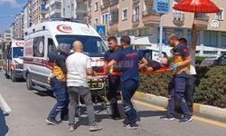Motosiklet Yayaya Çarptı: 2 Yaralı