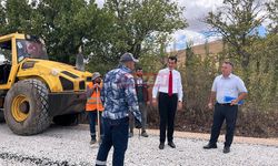 Sungurlu’nun Köy Yollarında Asfalt Çalışması Yapıldı