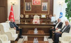 Başkan Aşgın Misafiri Başkan Demir İle Ortak Projeleri Görüştü