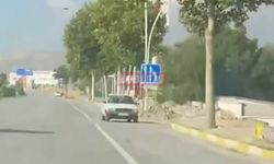 Kuralsız Sürücü Ters Yönde Trafiği Tehlikeye Attı