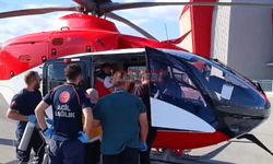 Ambulans Helikopter 8 Aylık Bebek İçin Havalandı