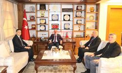 Vali Çalgan, Meteoroloji Bölge Müdürü Şirin’i Kabul Etti