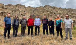 Kaymakam Yüce Tarihi Bakır Madenini İnceledi