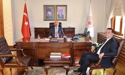 Vali Çalgan SGK İl Müdürü Göncü’yü Kabul Etti