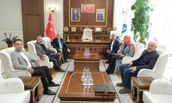 Önceki Dönem Bakan Yardımcısı Kafkas, Başkan Aşgın’ı Ziyaret Etti