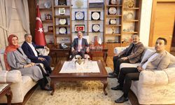 Eski Sağlık Bakan Yardımcısı Kafkas Vali Çalgan’ı Ziyaret Etti